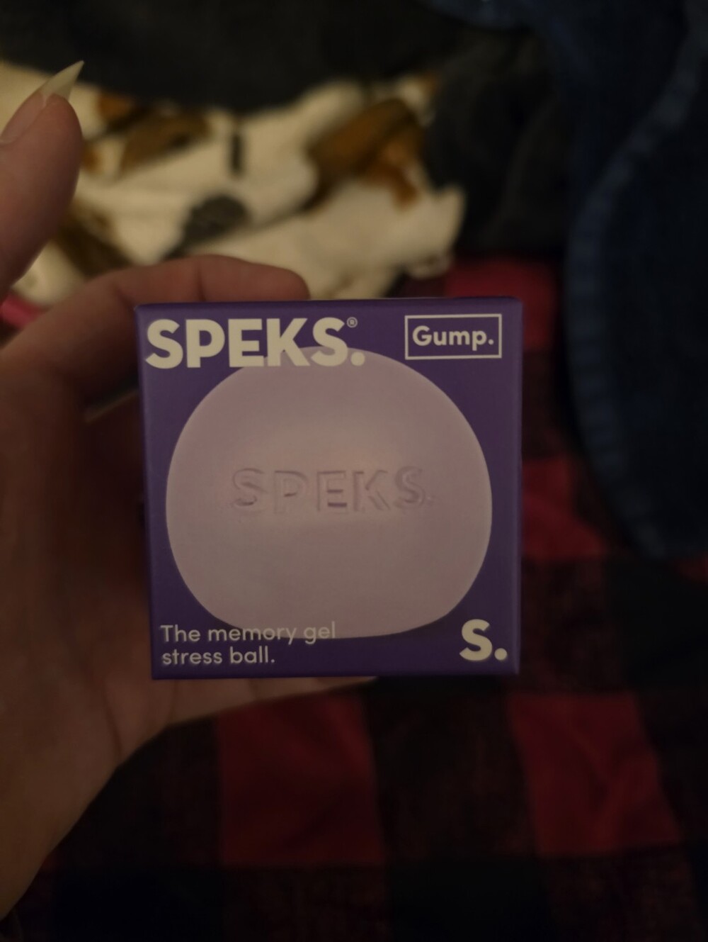 SPEKS Gump Memory Gel Stress Ball - Mist
